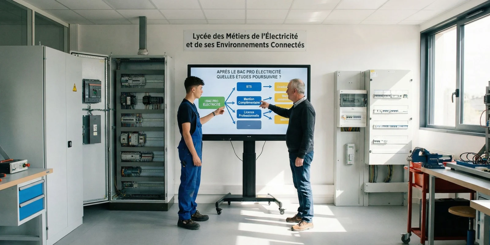 Après le Bac pro électricité quelles études poursuivre ?