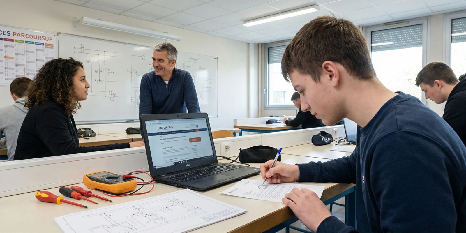 Réussir son dossier parcoursup en électricité